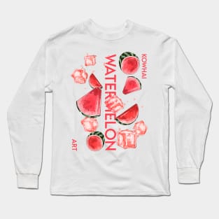 WATERMELON FRESH Long Sleeve T-Shirt